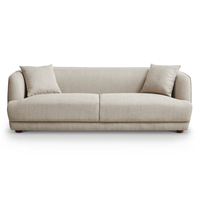 Larisa Cream Linen Sofa