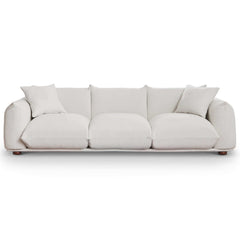 Kely Mid-Century Modern 100'' Boucle Upholstered Sofa