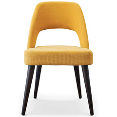 Juliana Mid Century Modern Yellow Fabric Dining Chair (Set of 2)