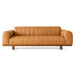 Nebraska 3-Seater Top Grain Leather Sofa with Solid Wood Legs | Ashcroft Imports Furniture