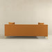 Lewis Velvet Sofa | Cognac Channel-Tufted Sofa with Gold Legs | Ashcroft Imports Furniture