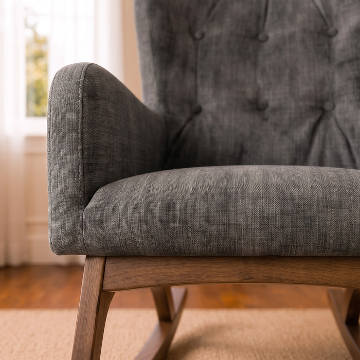 Alistair Gray Fabric Rocking Chair | Ashcroft Imports Furniture