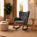 Alistair Gray Fabric Rocking Chair | Ashcroft Imports Furniture