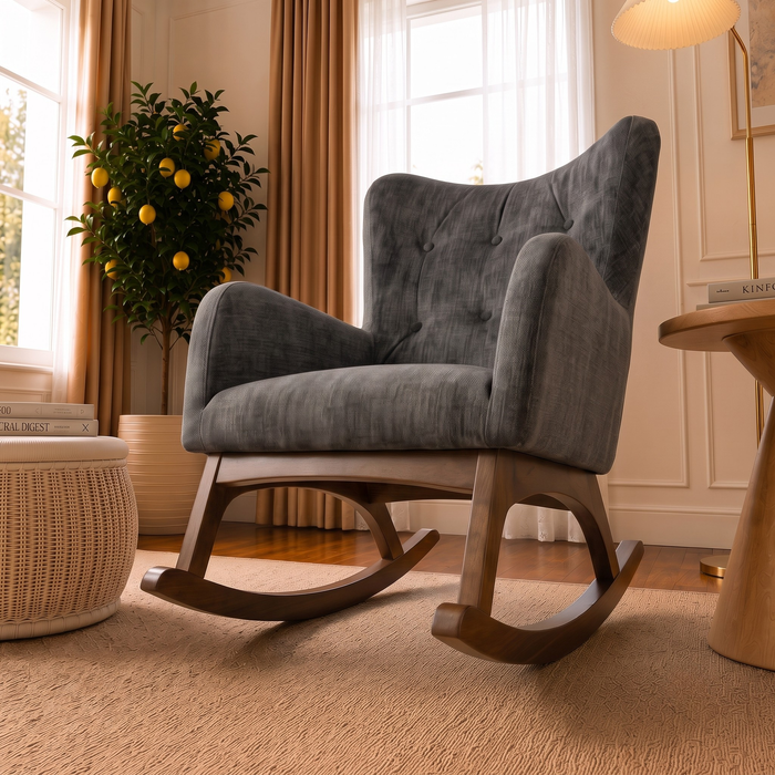 Alistair Gray Fabric Rocking Chair | Ashcroft Imports Furniture
