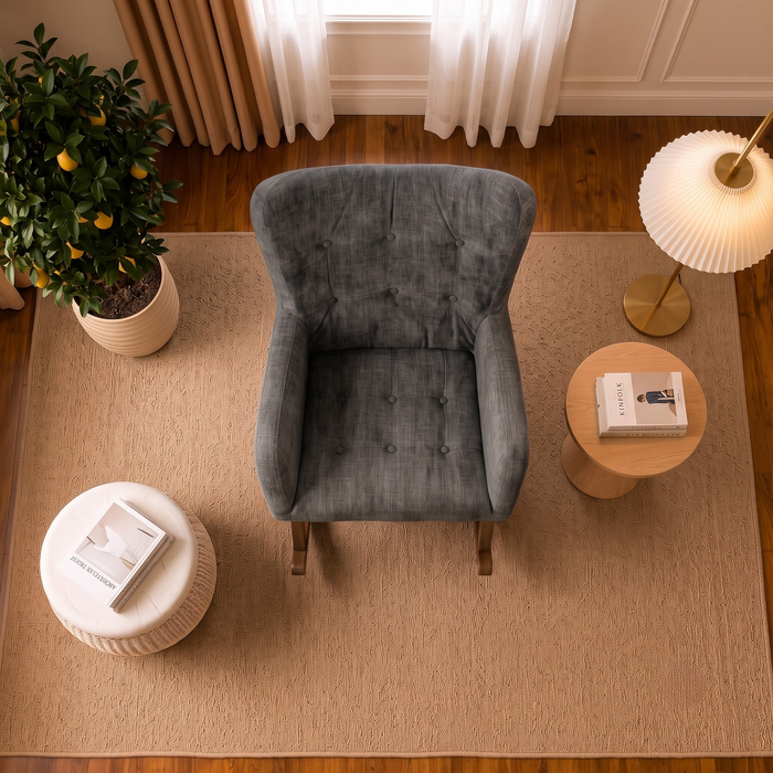 Alistair Gray Fabric Rocking Chair | Ashcroft Imports Furniture
