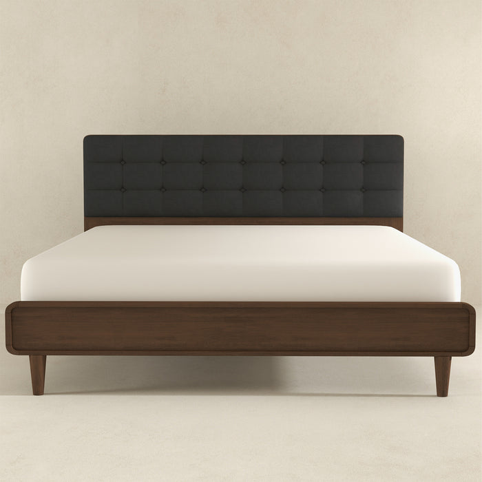 Alvarez Dark Grey King Fabric Bed | Ashcroft Imports Furniture