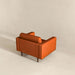 Casey  Burnt Orange Velvet Lounge Chair- Ashcroft Furniture