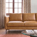 Cooperstown Comfortable Mid-Century Modern Leather Sofa with Removable Cushions | Ashcroft Imports Furniture