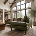 Juno L-Shaped Top Grain Leather Sofa and Chaise Lounge with Solid Wood Legs | Ashcroft Furniture Imports