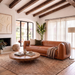 Maine Durable Top-Grain Leather 3-Seater Sofa with Solid Wood Legs | Ashcroft Imports Furniture