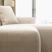 Mar Right-Facing Cream Corduroy Sectional Sofa | Ashcroft Imports Furniture