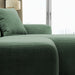 Mar Right-Facing Green Corduroy Sectional Sofa | Ashcroft Imports Furniture