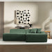 Mar Right-Facing Green Corduroy Sectional Sofa | Ashcroft Imports Furniture