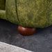 Mila Mid-Century Modern Green Genuine Leather Sofa | Ashcroft Imports Furniture