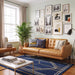 Montana Modern Minimalist 3-Seater Top-Grain Leather Sofa with Solid Wood Legs | Ashcroft Imports Furniture