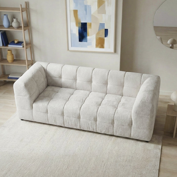 Swain Modern Beige Boucle Sofa
