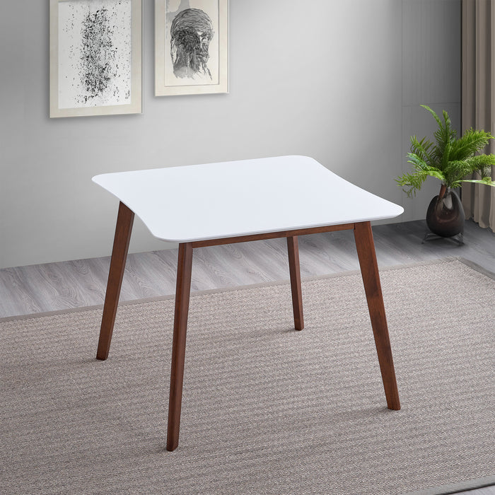 Benton Modern White Top Dining Table