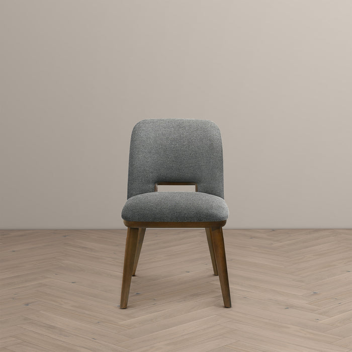 Blaken Dark Grey Fabric Dining Chair (Set Of 2)