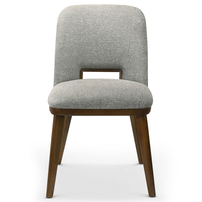Blaken Light Grey Fabric Dining Chair (Set Of 2)