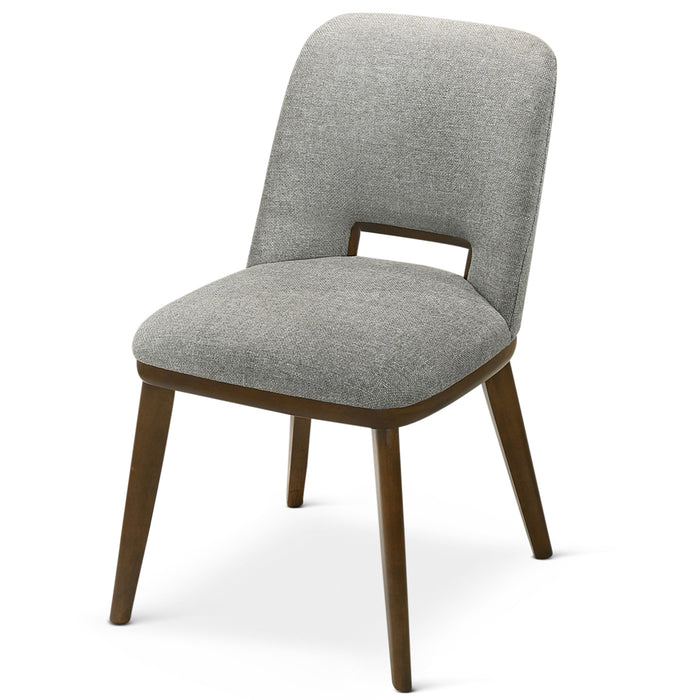 Blaken Light Grey Fabric Dining Chair (Set Of 2)