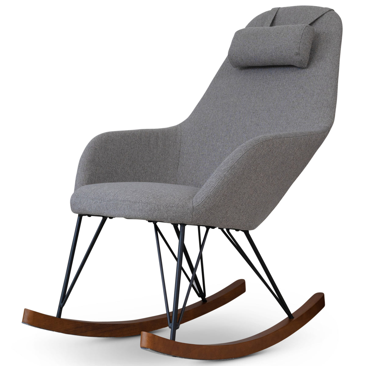 Mid Mod Rocking Chair Chloe Mid Century Modern Rocker Livingroom And Bedroom Chair ...