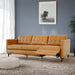 Christopher Tan Leather Electric Inclining Sofa | Right Facing Power Recliner Couch | Ashcroft Imports Furniture