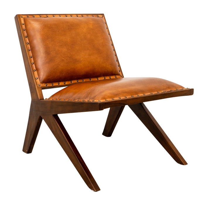 Colin Tan Genuine Leather Lounge Chair