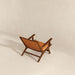 Daniel Mid-Century Modern Genuine Tan Leather Lounge Chair | Ashcroft Imports Furniture