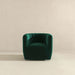 Delaney Mid-Century Modern Green Velvet Swivel Accent Chair | Ashcroft Imports Furniture
