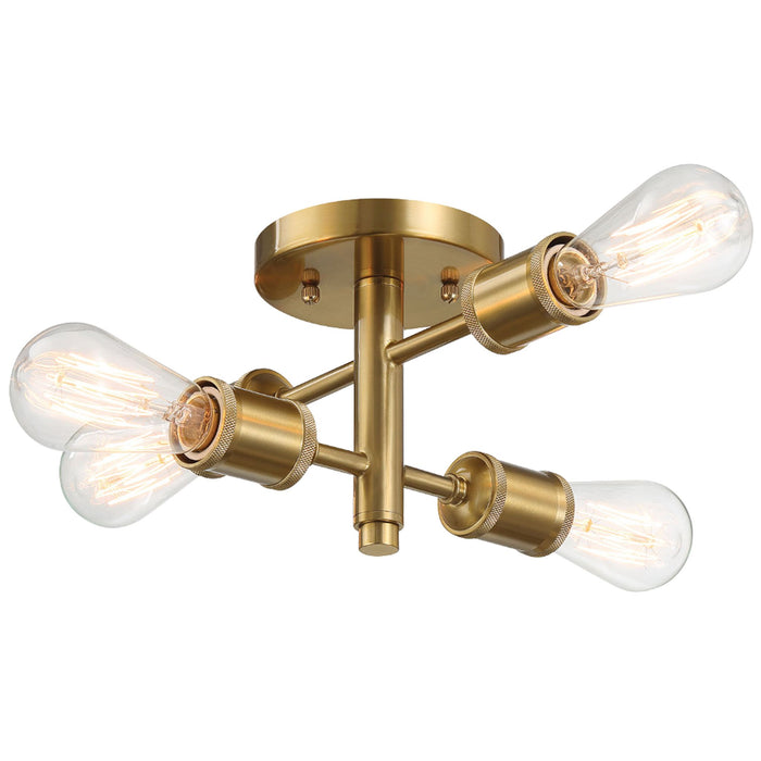 Ephemeral Four Lights Semi Flush Pendant Lamp