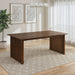 Frontignan Solid Wood Rectangular Dining Table with Ribbed Slab Legs | Ashcroft Imports Furniture
