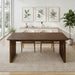 Frontignan Solid Wood Rectangular Dining Table with Ribbed Slab Legs | Ashcroft Imports Furniture