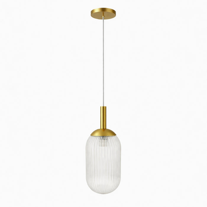 Gemma Pendant Lamp - Gold and Clear