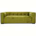 Johnston Modern Velvet Upholstered Sofa with Wide Square Arms & Biscuit Tufting | Ashcroft Imports Furniture