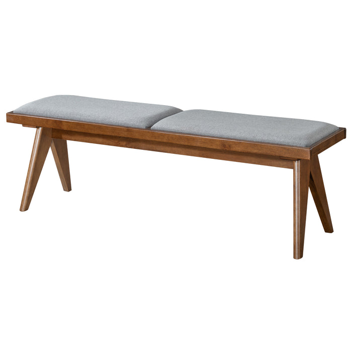 Keira Bench (Grey Fabric)