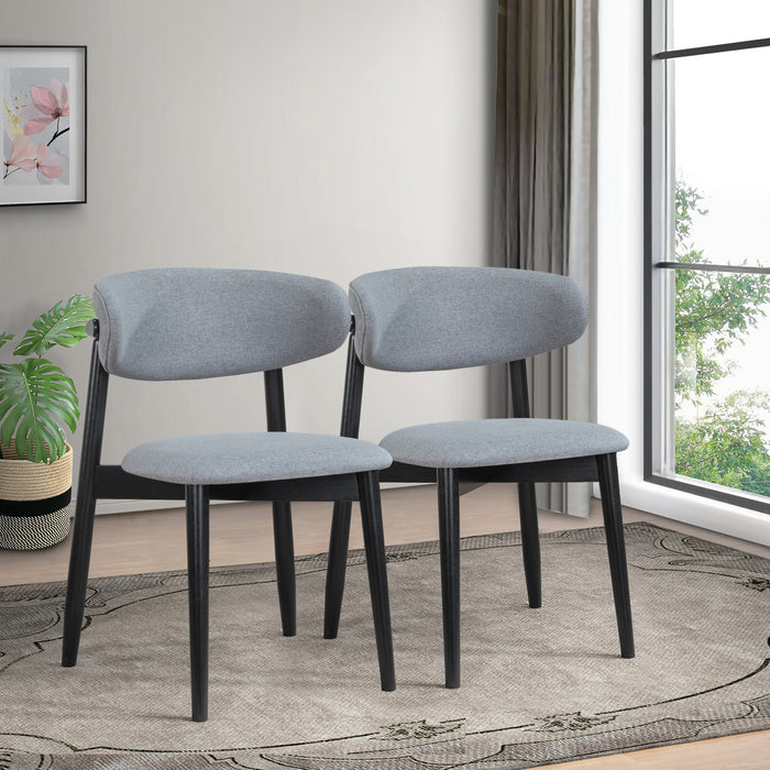 Korbin Grey Fabric Dining Chair (Set of 2)