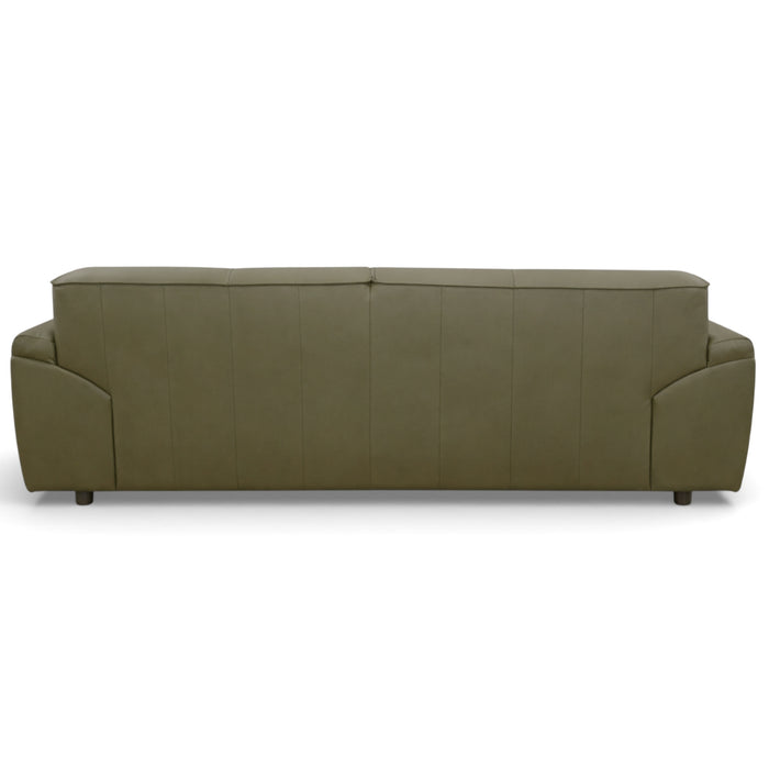 Laffey Luxury Real Leather Sofa with Pillow-Top Arms & Robust Frame | Ashcroft Imports Furniture