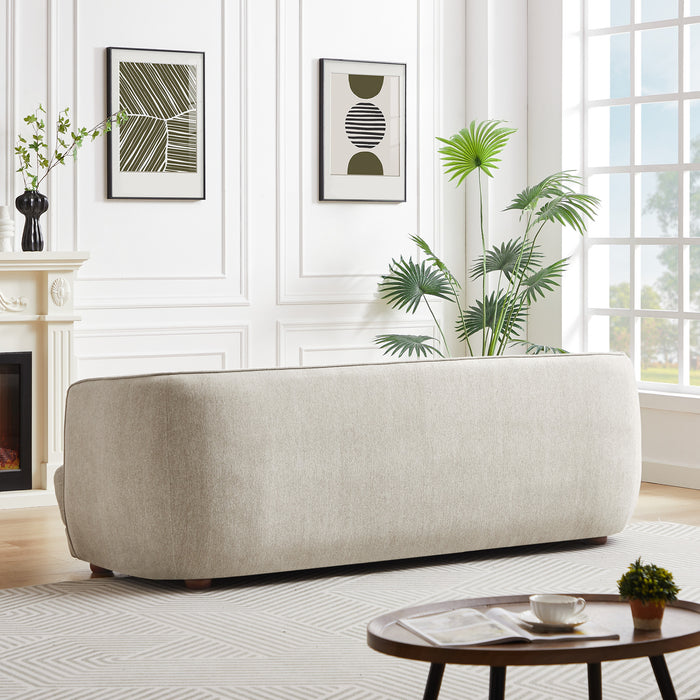 Larisa Cream Linen Sofa