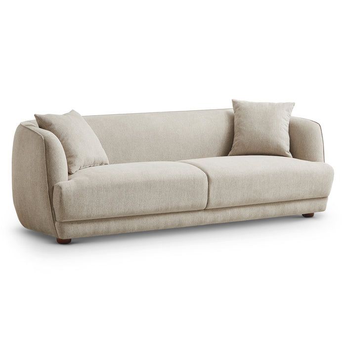 Larisa Cream Linen Sofa