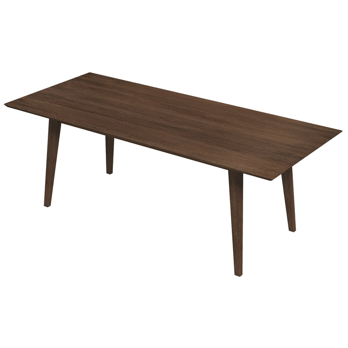 Levi Modern Style Solid Wood Rectangular Dining Kitchen Table 86"