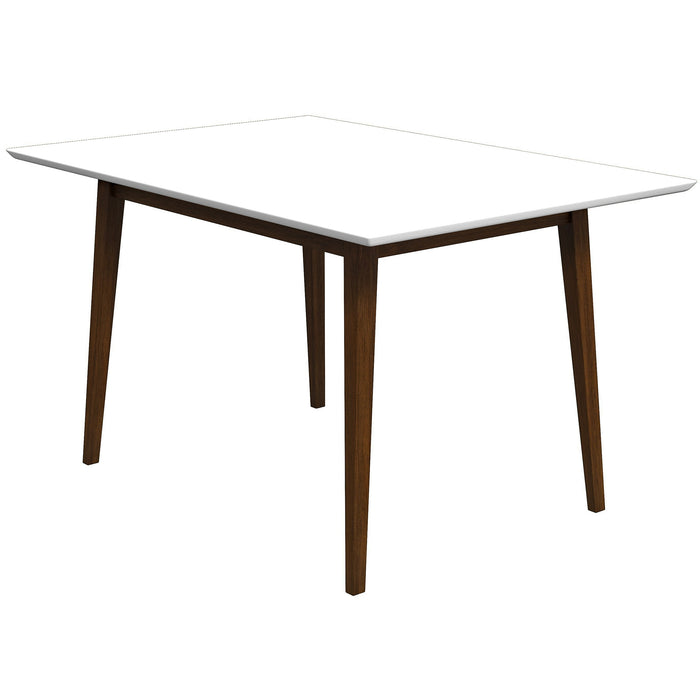 Mary Modern Style Solid Wood Rectangular Dining Kitchen Table 47"