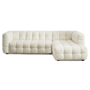 Morrison Right Sectional Sofa (Cream Boucle)