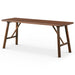 Modern Mid-Century Walnut Solid Wood Bench | Versatile Entryway & Dining Seating | Ashcroft Imports Furniture