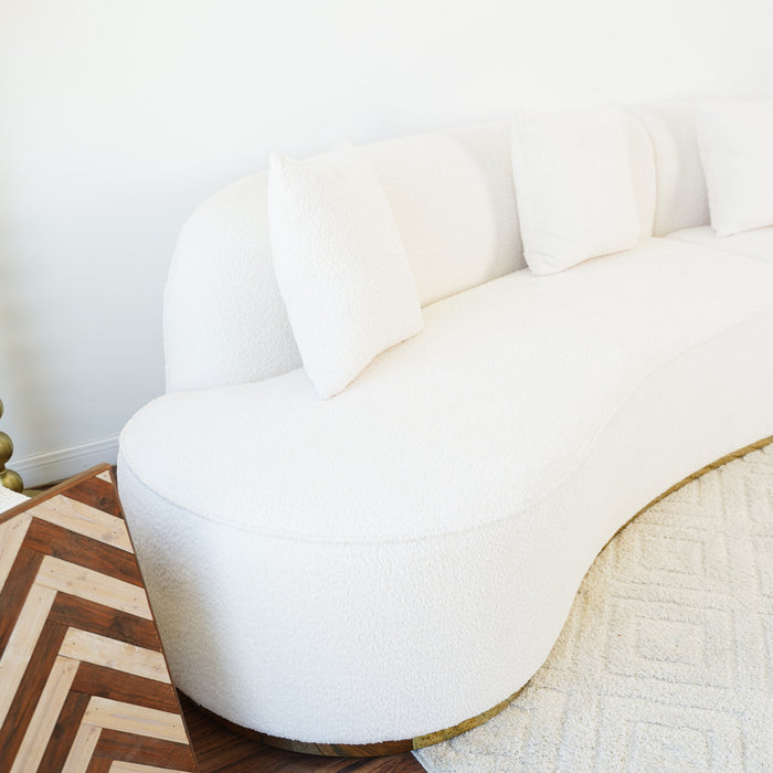 Otero Ivory Boucle Sofa