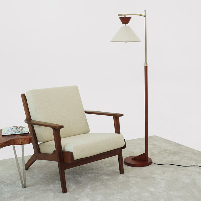 Zensa Brown Floor Lamp