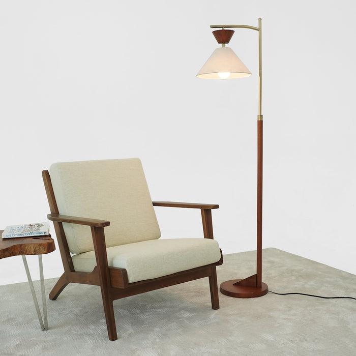 Zensa Brown Floor Lamp