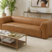 Rialto Minimalist Top-grain Buffalo Leather Sofa with Ergonomic Back and Plush Seating | Ashcroft Imports Furniture
