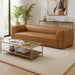 Rialto Minimalist Top-grain Buffalo Leather Sofa with Ergonomic Back and Plush Seating | Ashcroft Imports Furniture
