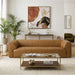 Rialto Minimalist Top-grain Buffalo Leather Sofa with Ergonomic Back and Plush Seating | Ashcroft Imports Furniture