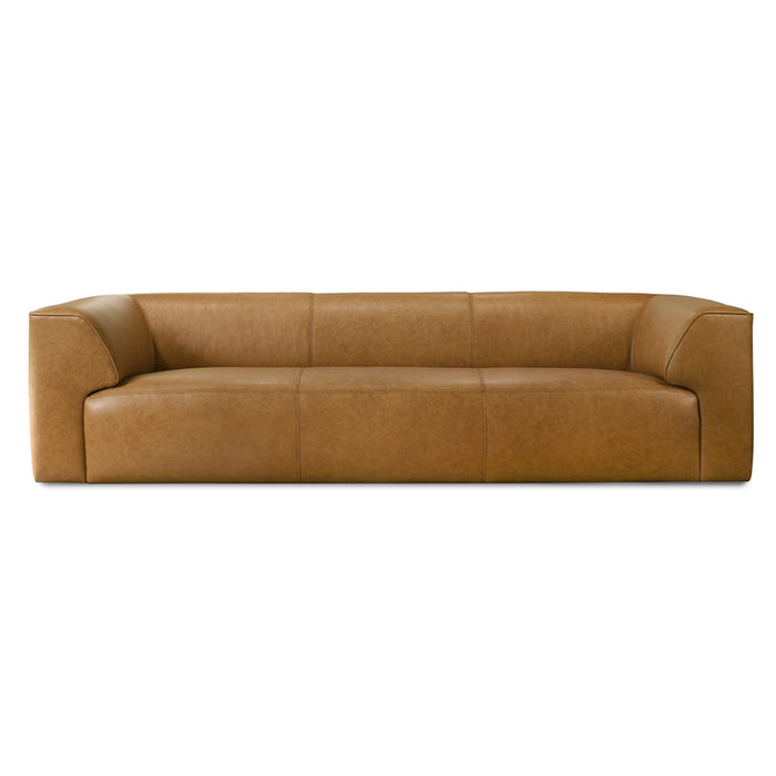 Rialto Minimalist Top-grain Buffalo Leather Sofa with Ergonomic Back and Plush Seating | Ashcroft Imports Furniture